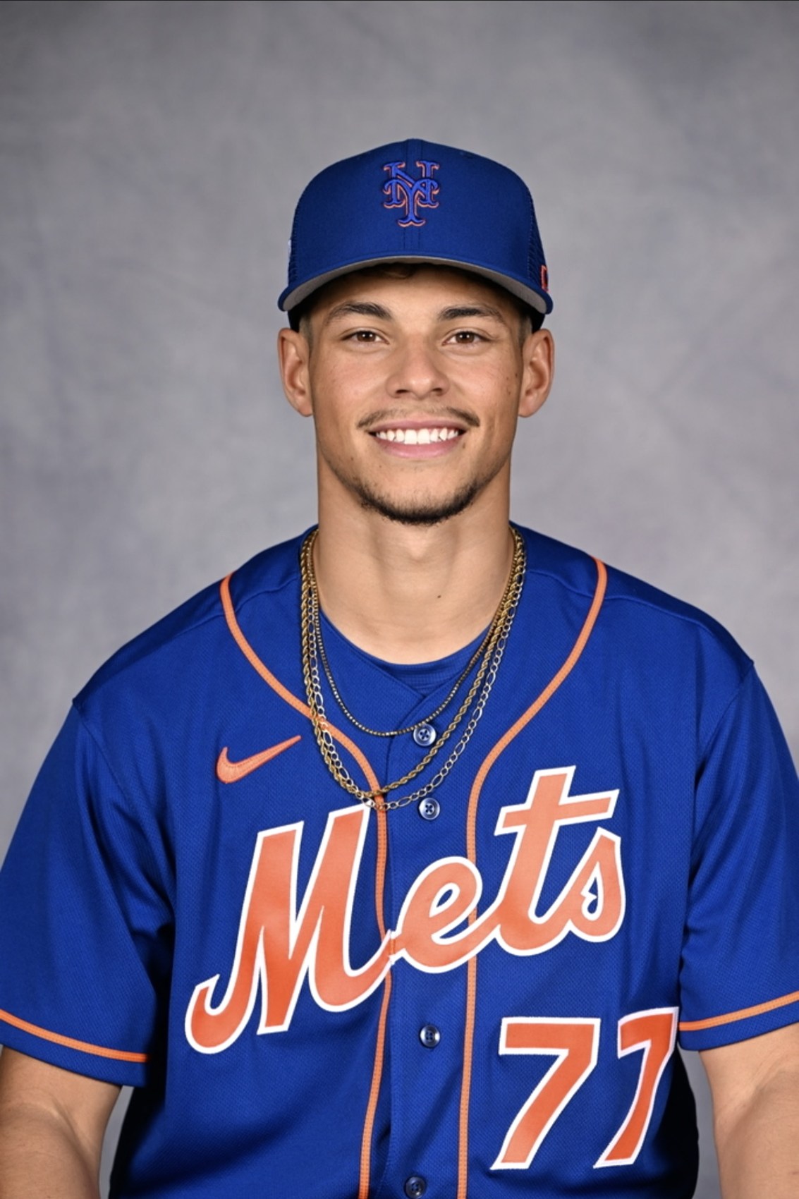 Portrait of Blaine McIntosh in his Mets uniform
